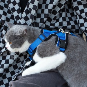 Mr. Peanut’s PurrTrek Reflective Cat Harness with Matching Leash