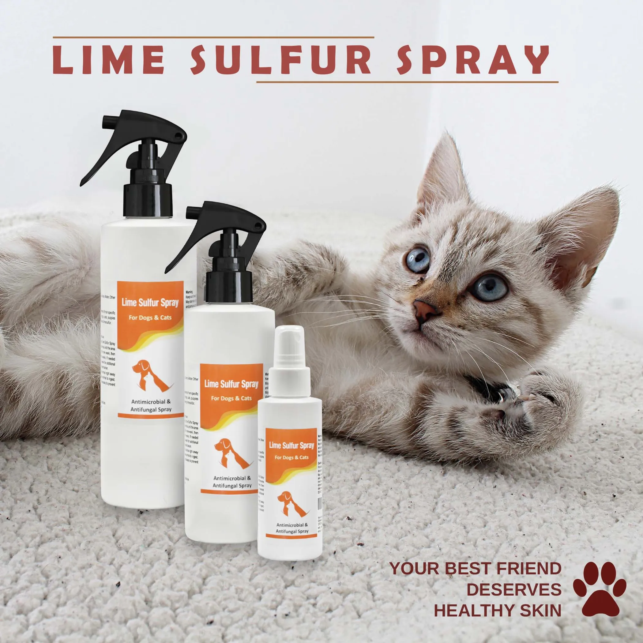 Classic's Lime Sulfur Spray Pet Care for Dry and Itchy Skin - Image 3