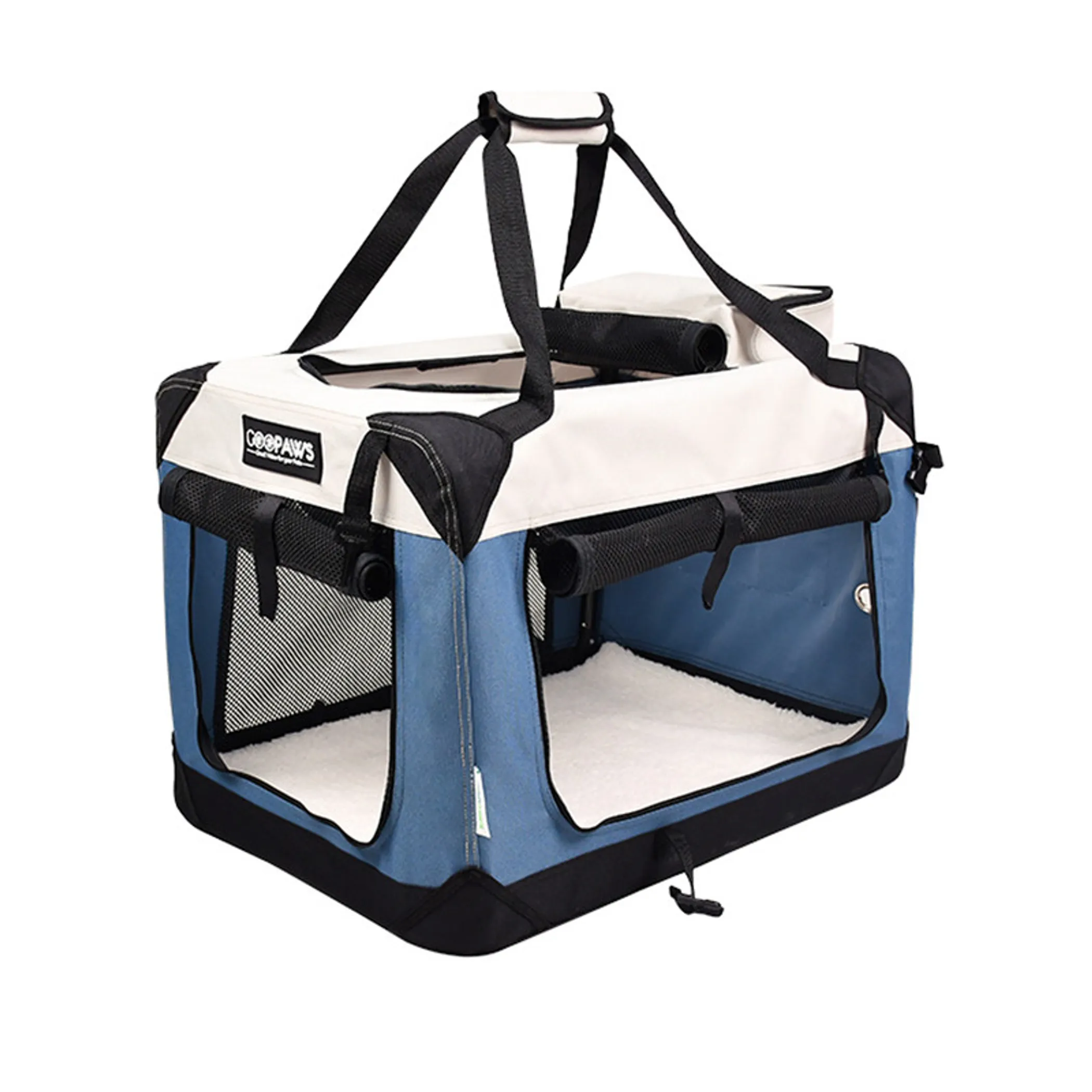 GOOPAWS 3-Door Collapsible Soft-Sided Dog & Cat Crate - Image 5