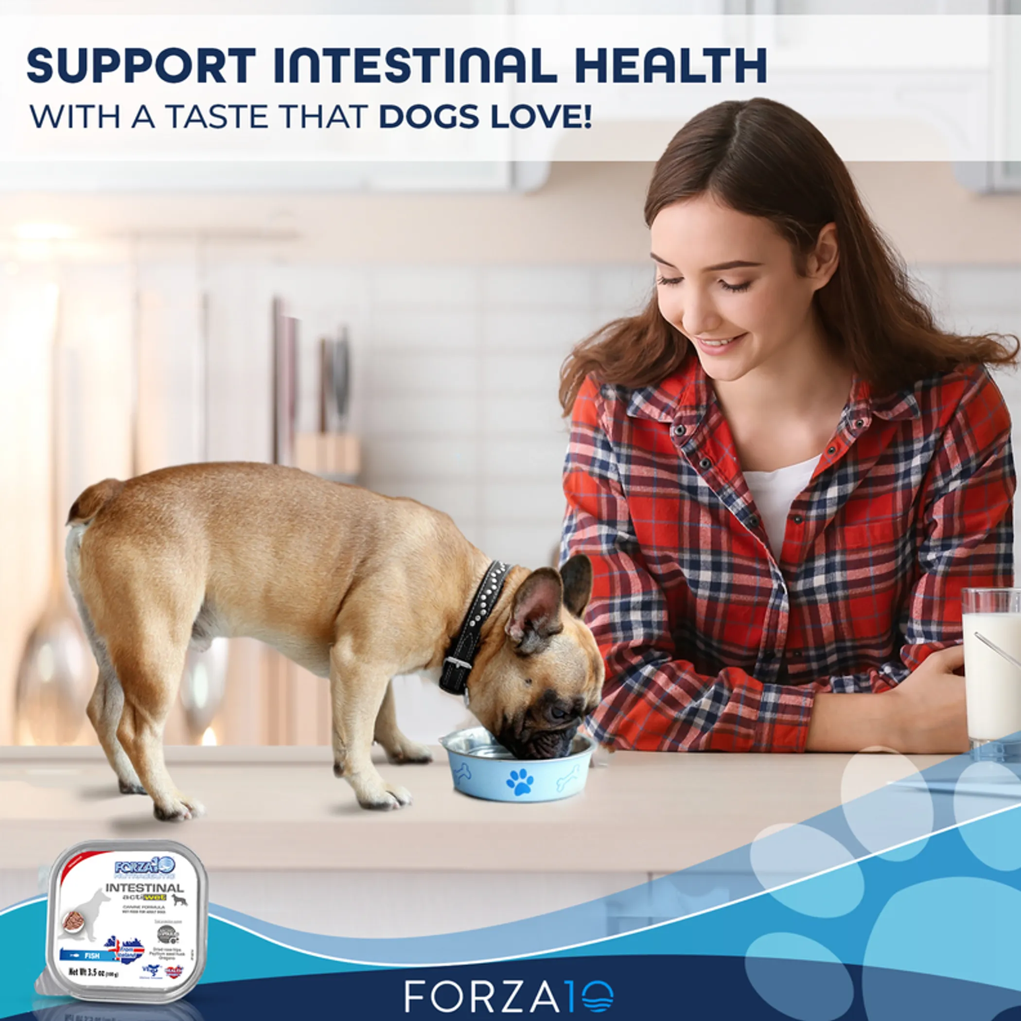 Forza10 Actiwet Intestinal Support Icelandic Fish Recipe Canned Dog Food - Image 2