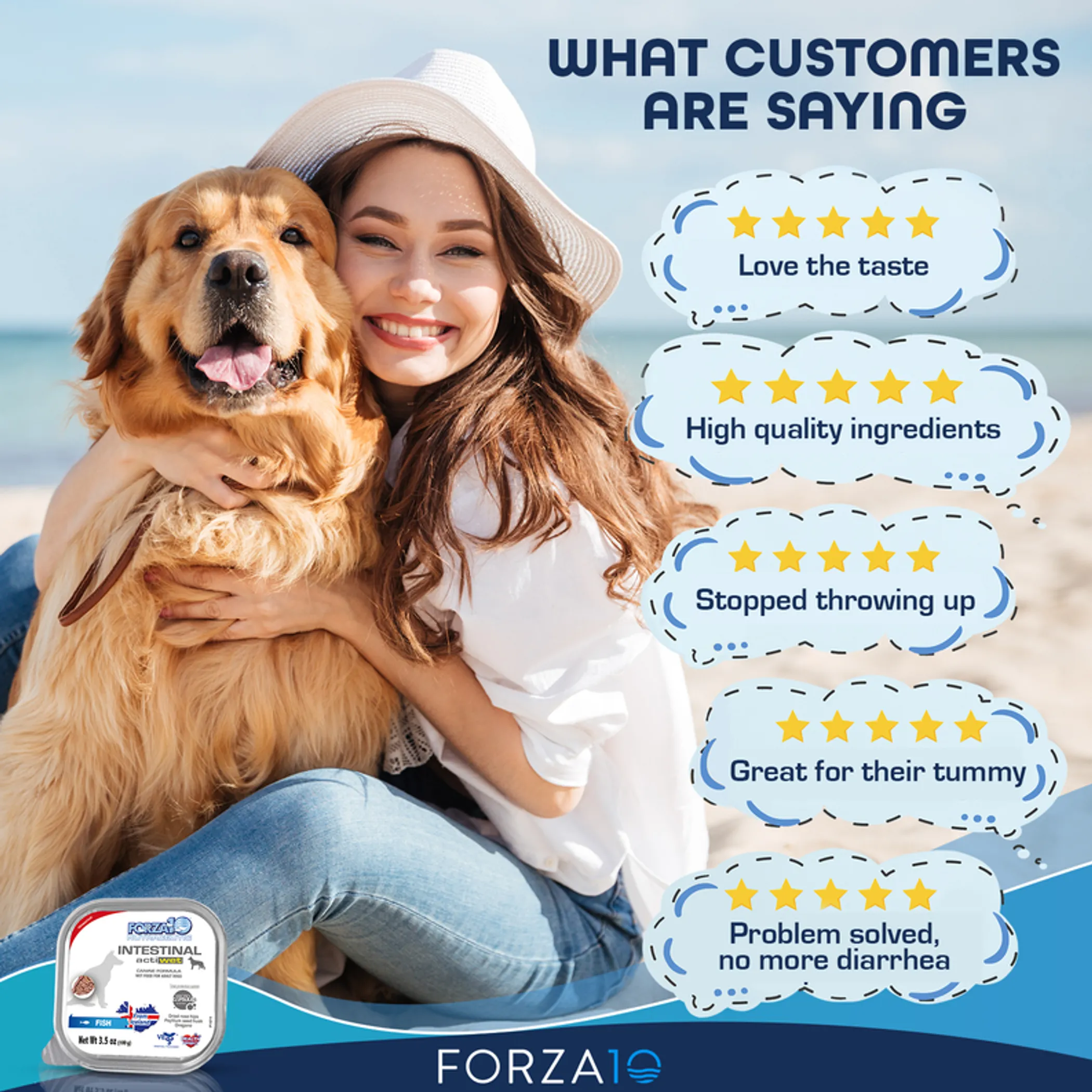 Forza10 Actiwet Intestinal Support Icelandic Fish Recipe Canned Dog Food - Image 5