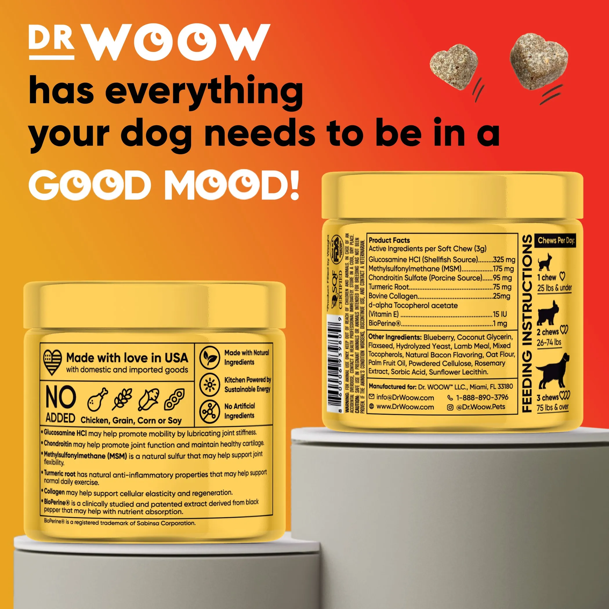 Dr Woow Hip and Joint Support Soft Chews - Image 5