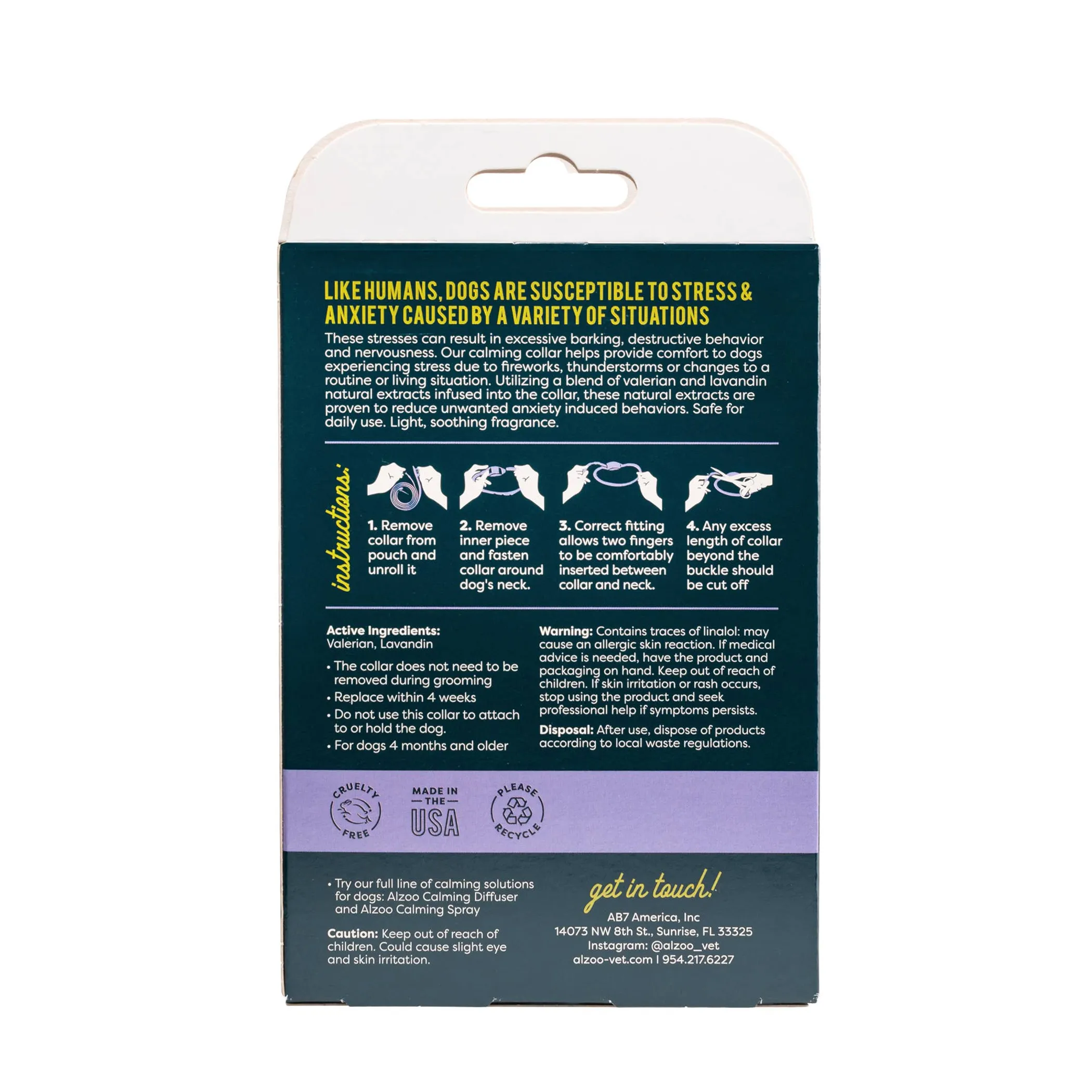 ALZOO Plant-Based Calming Collar for Dogs - Image 4