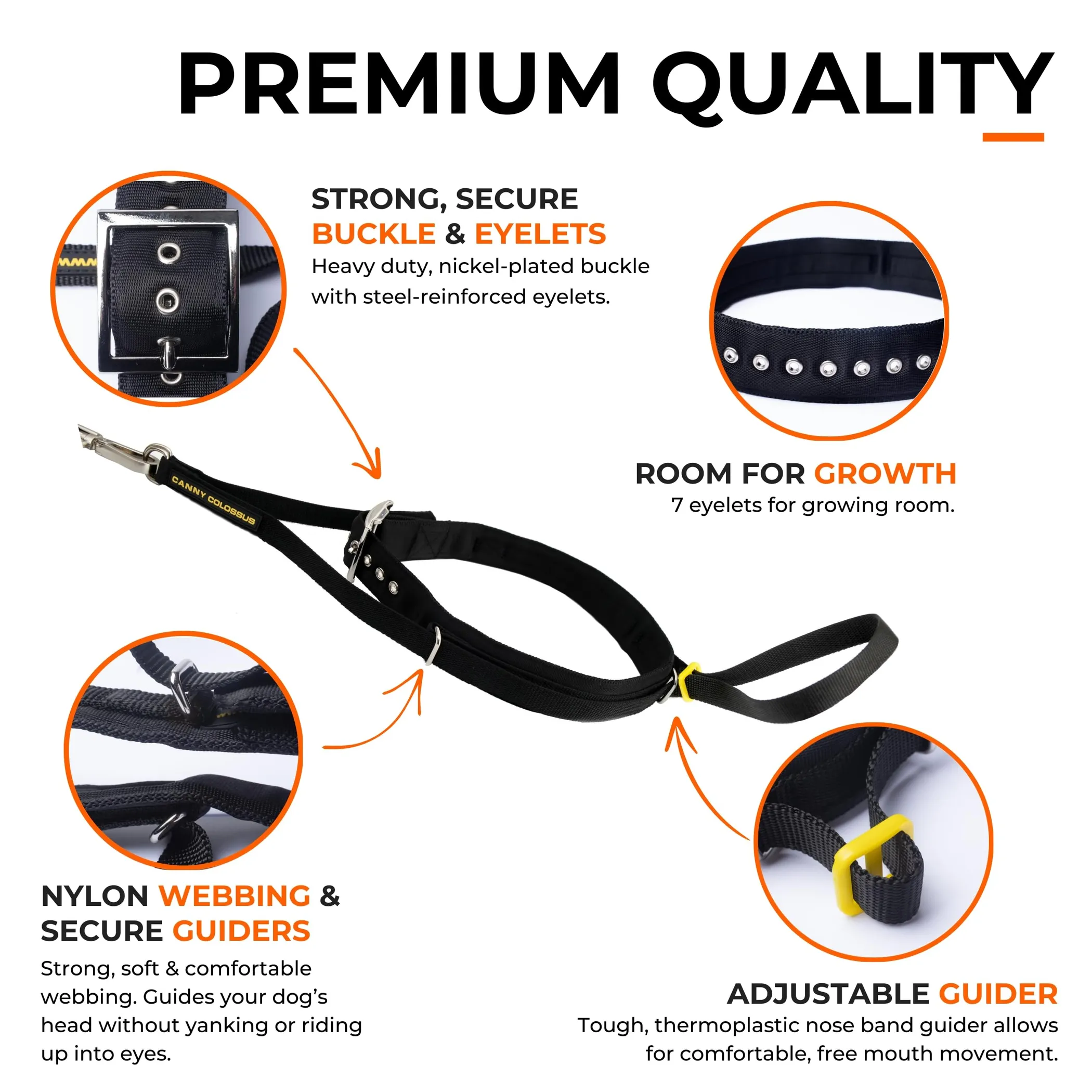 Canny Colossus No-Pull Dog Head Collar Gentle & Humane Leash Training Aid - Image 3