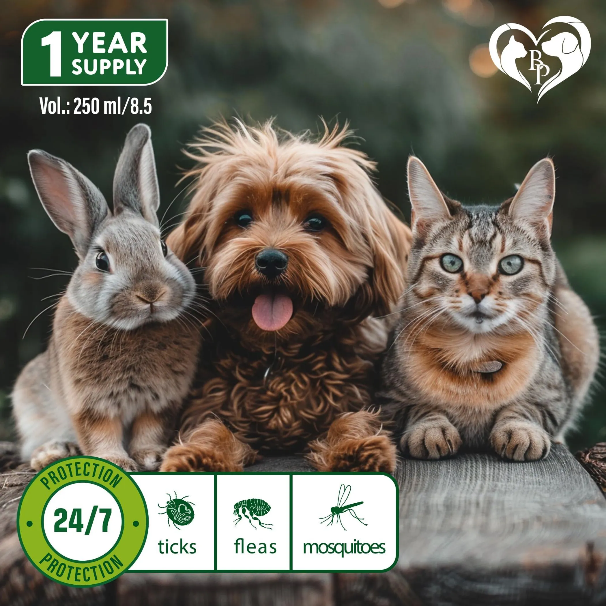 Natural Flea and Tick Home Spray for Dogs Cats & Ferret Mosquito Bug Repellent & Carpet Flea Killer Pet Pest Control & House Flea Treatment Indoor Org - Image 2