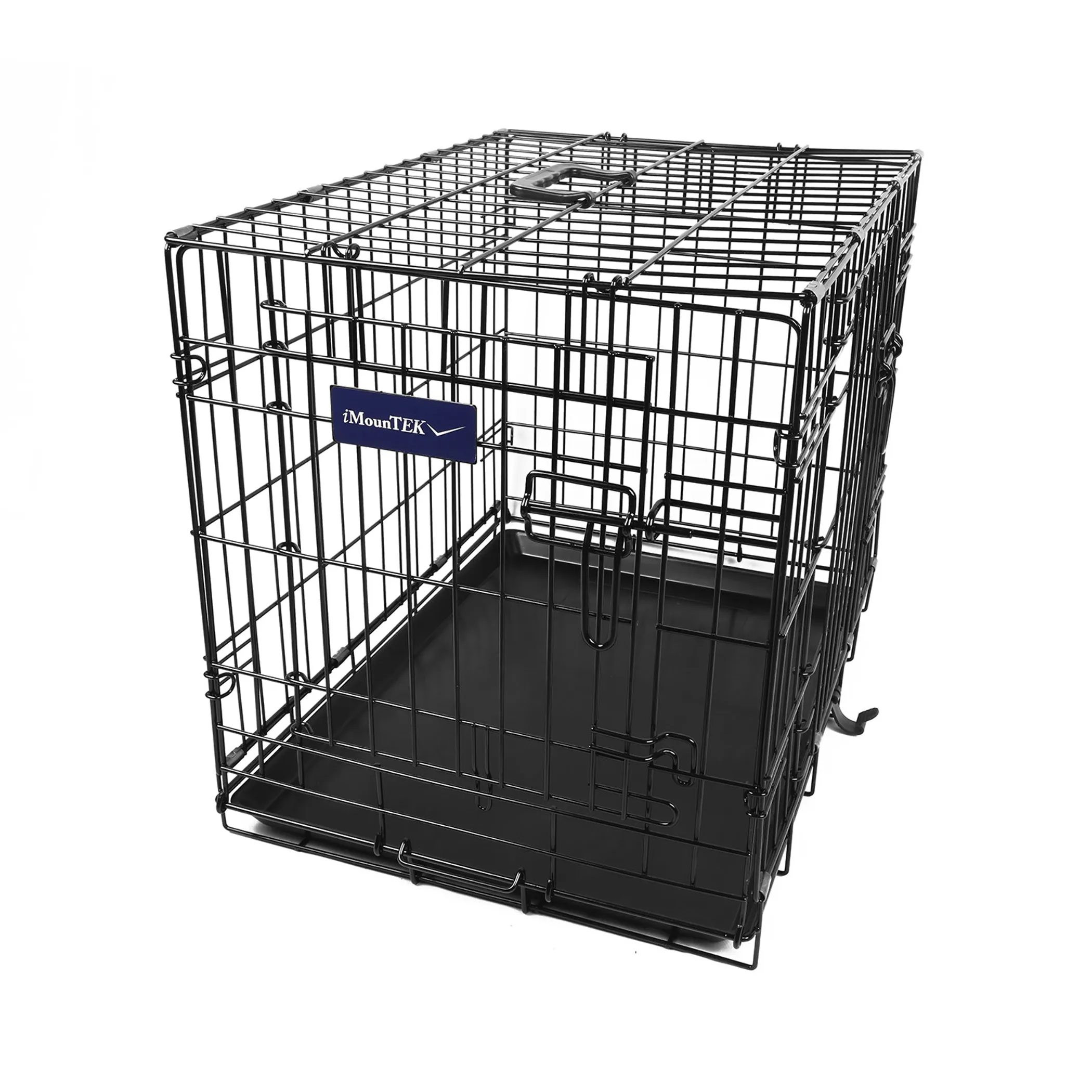 30inches Dogs Crate Folding Metal Pets - Image 3
