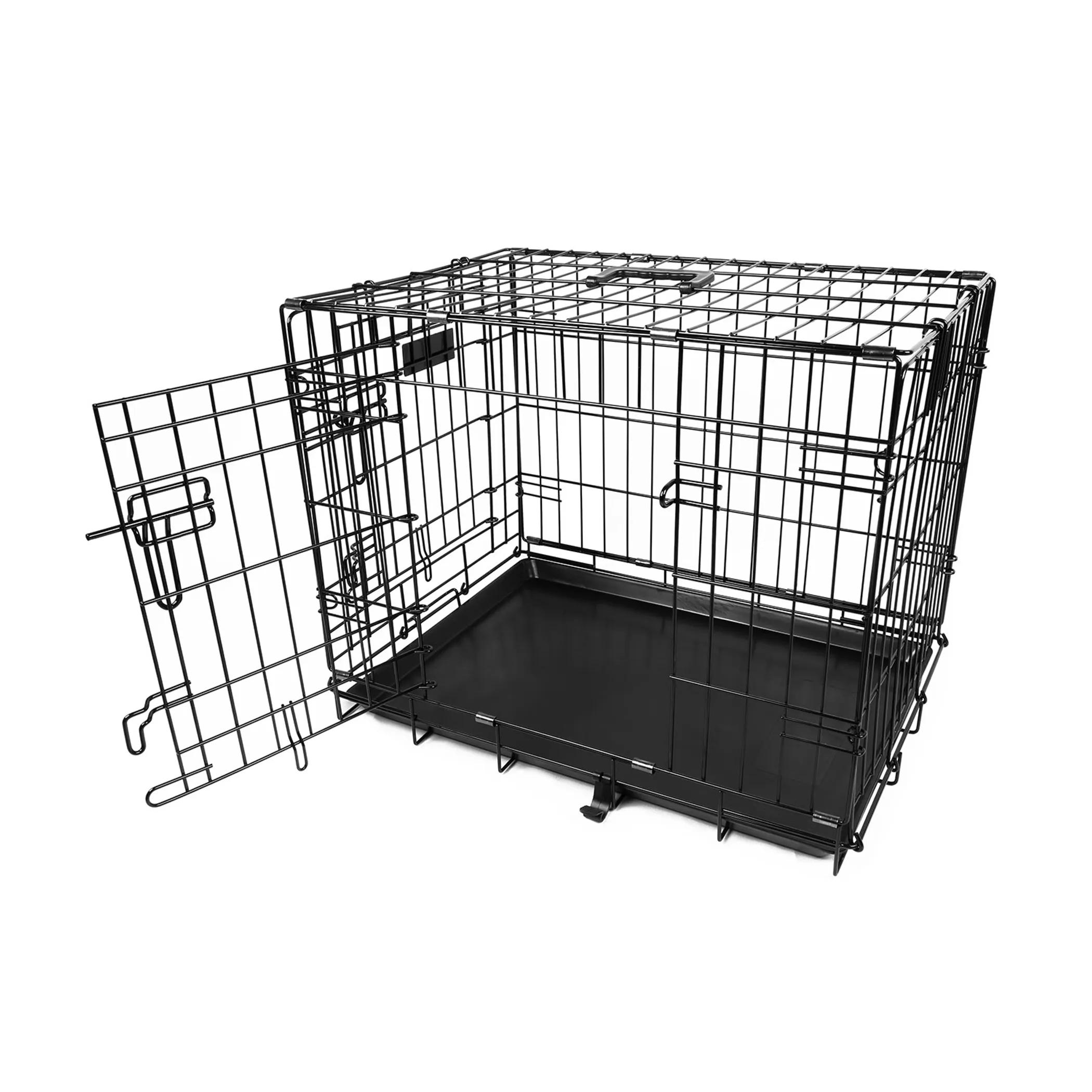 30inches Dogs Crate Folding Metal Pets - Image 4