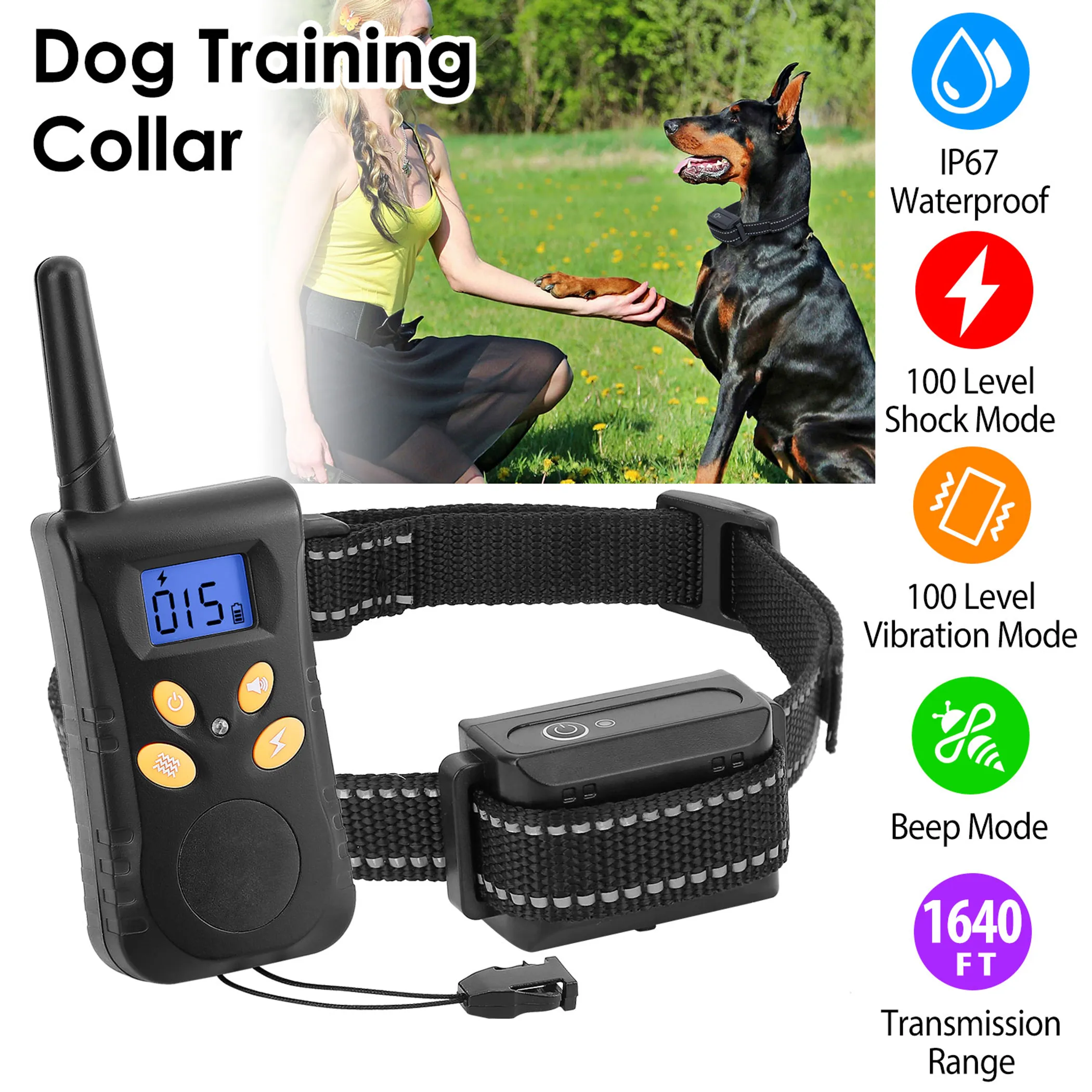 Dog Training Collar IPX7 Waterproof Pet Beep - Image 4