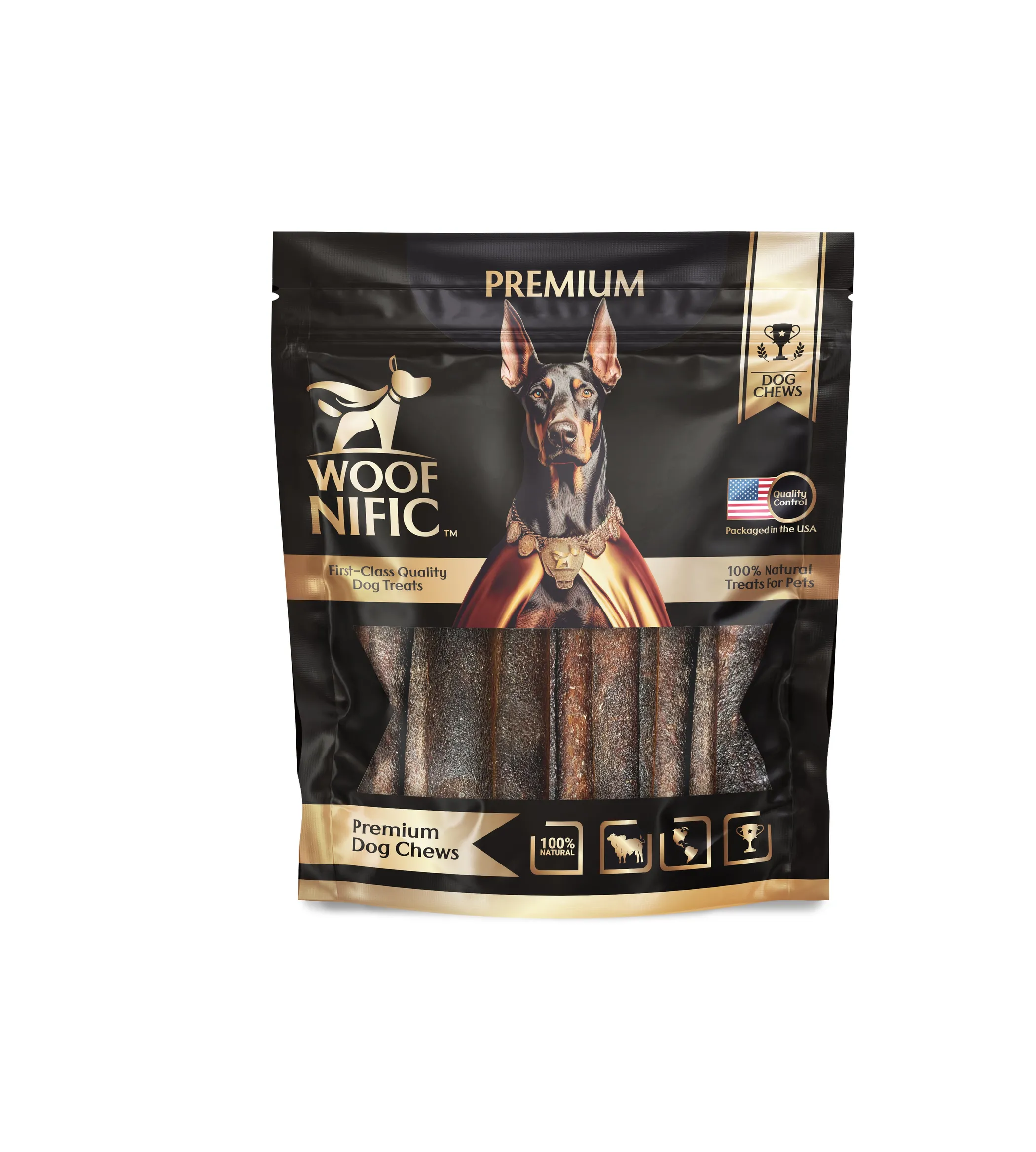 Woof Nific Straight Collagen Bully Sticks - Image 2