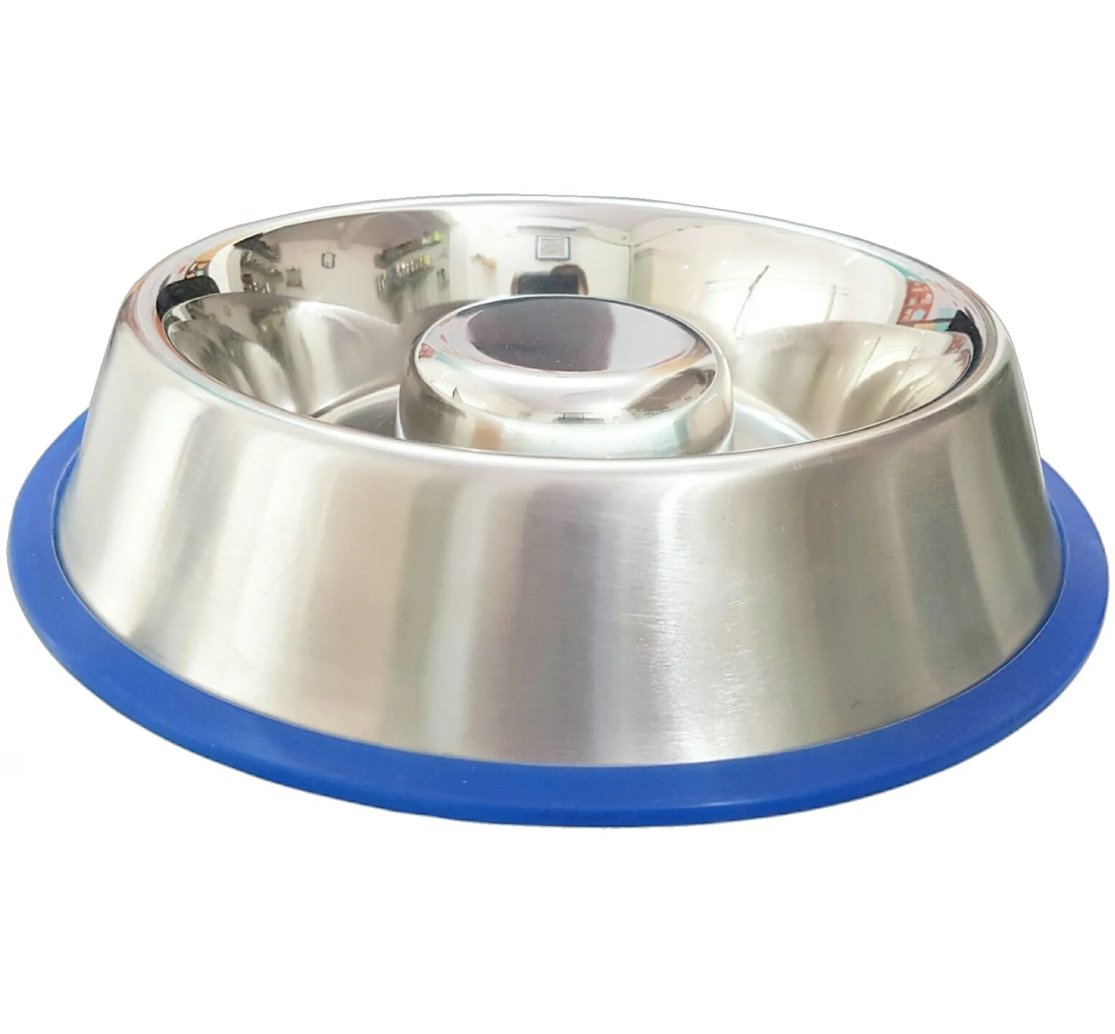Mr. Peanut's Slow Feed Anti Bloat Dog Bowl with Bonded Silicone Base - Image 5