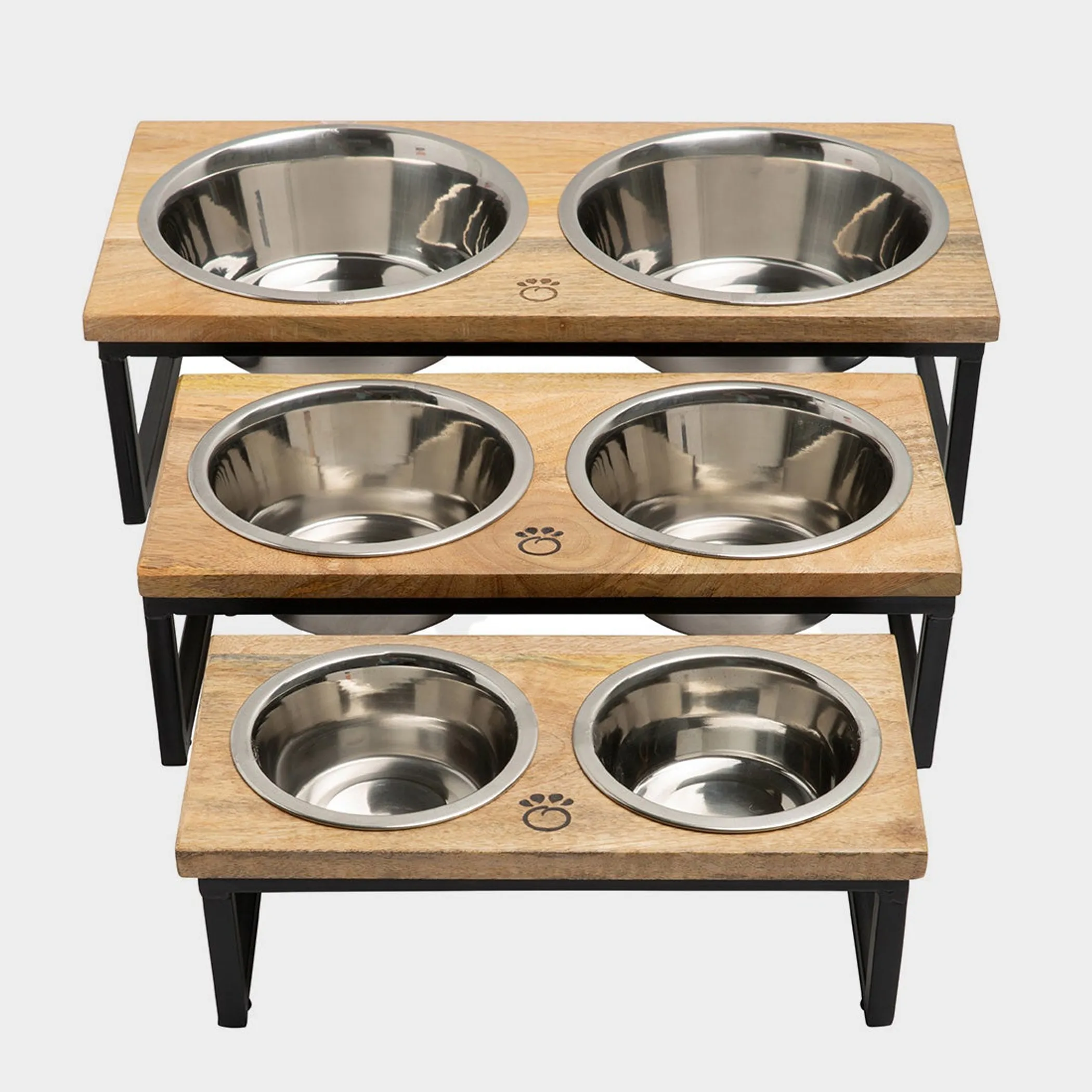 GF Pet Wood & Metal Elevated Feeder - Image 5