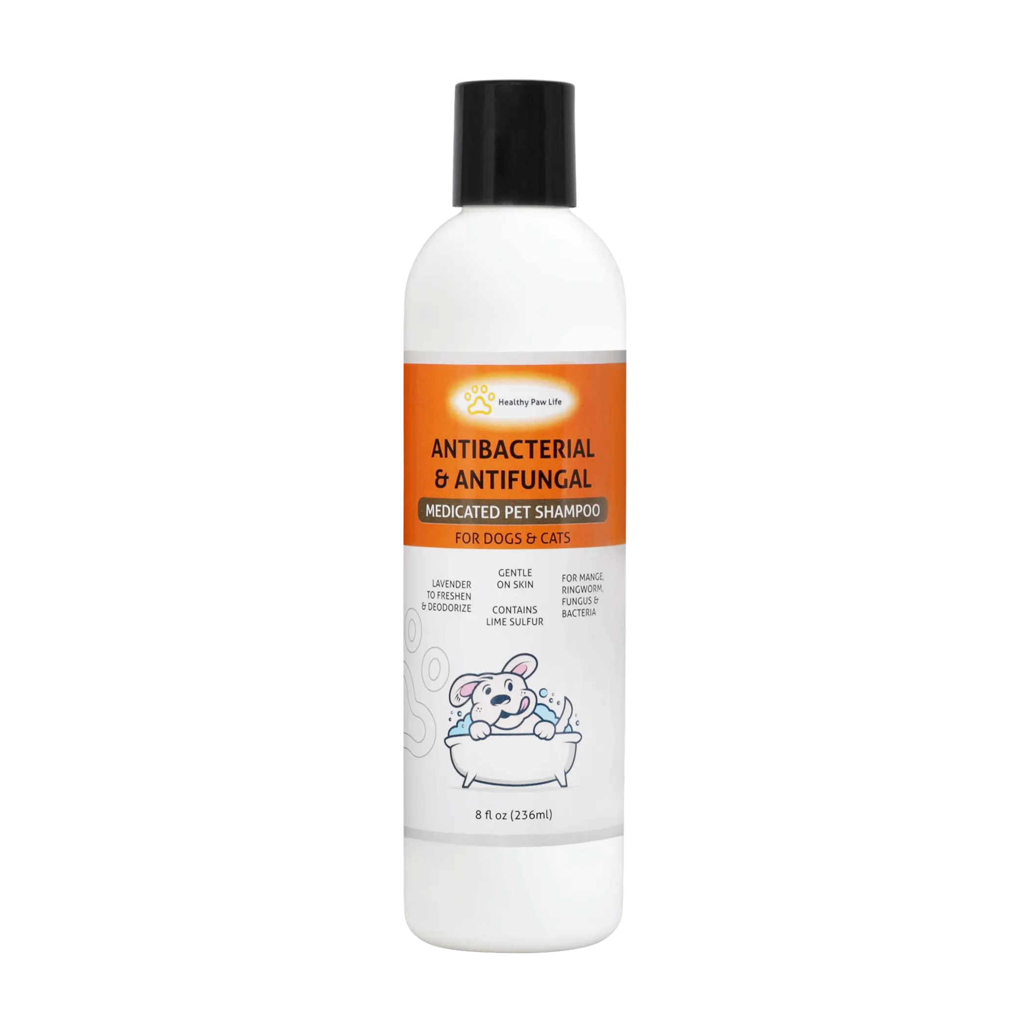 Classic's Medicated Pet Shampoo - Veterinary Treatment Against Ringworm, Mange, Lice, and Dry Skin