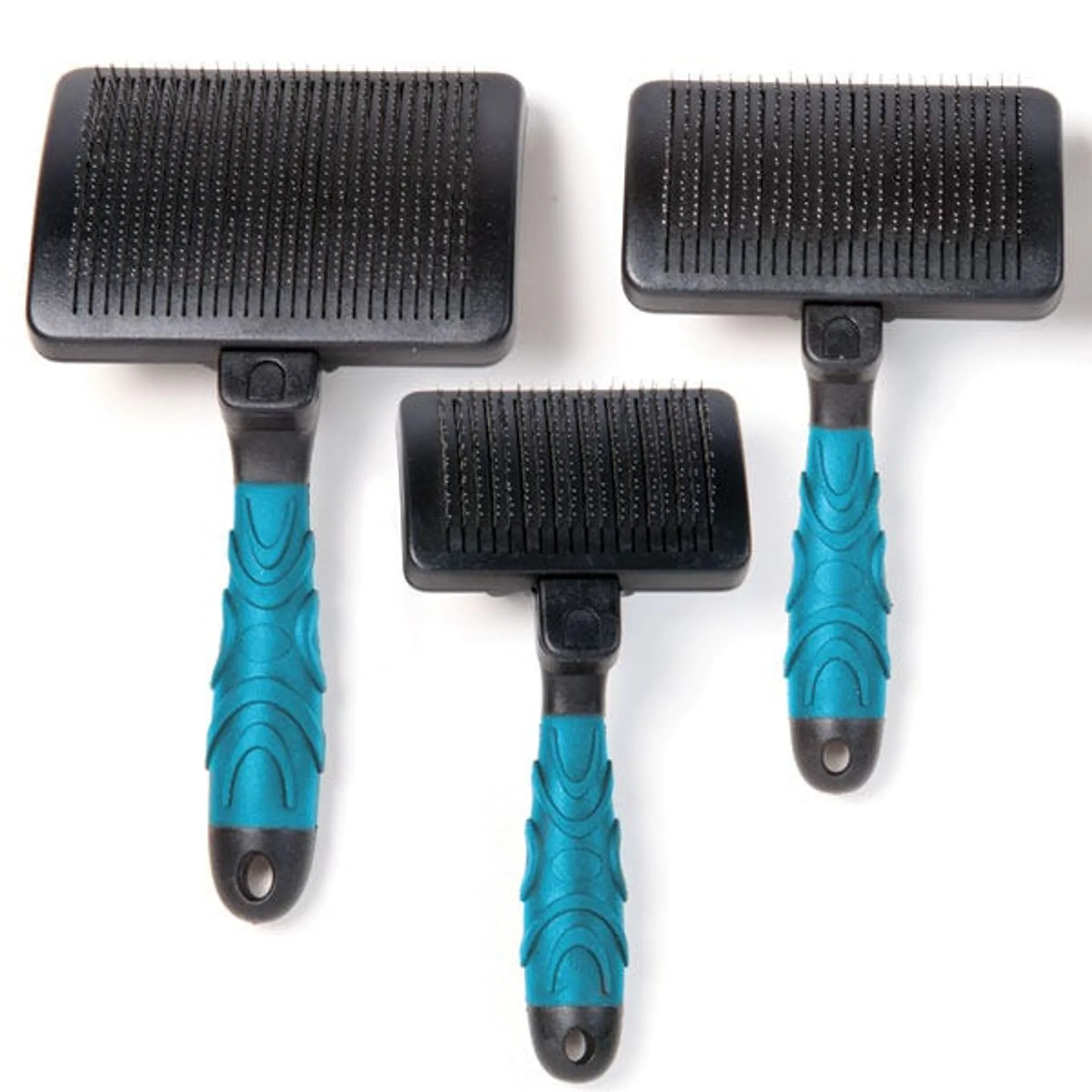 MGT Self-cleaning slicker brush L Blu - Image 2