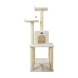 Real Wood B6203 Classic Cat Tree Five Levels Cat Condo