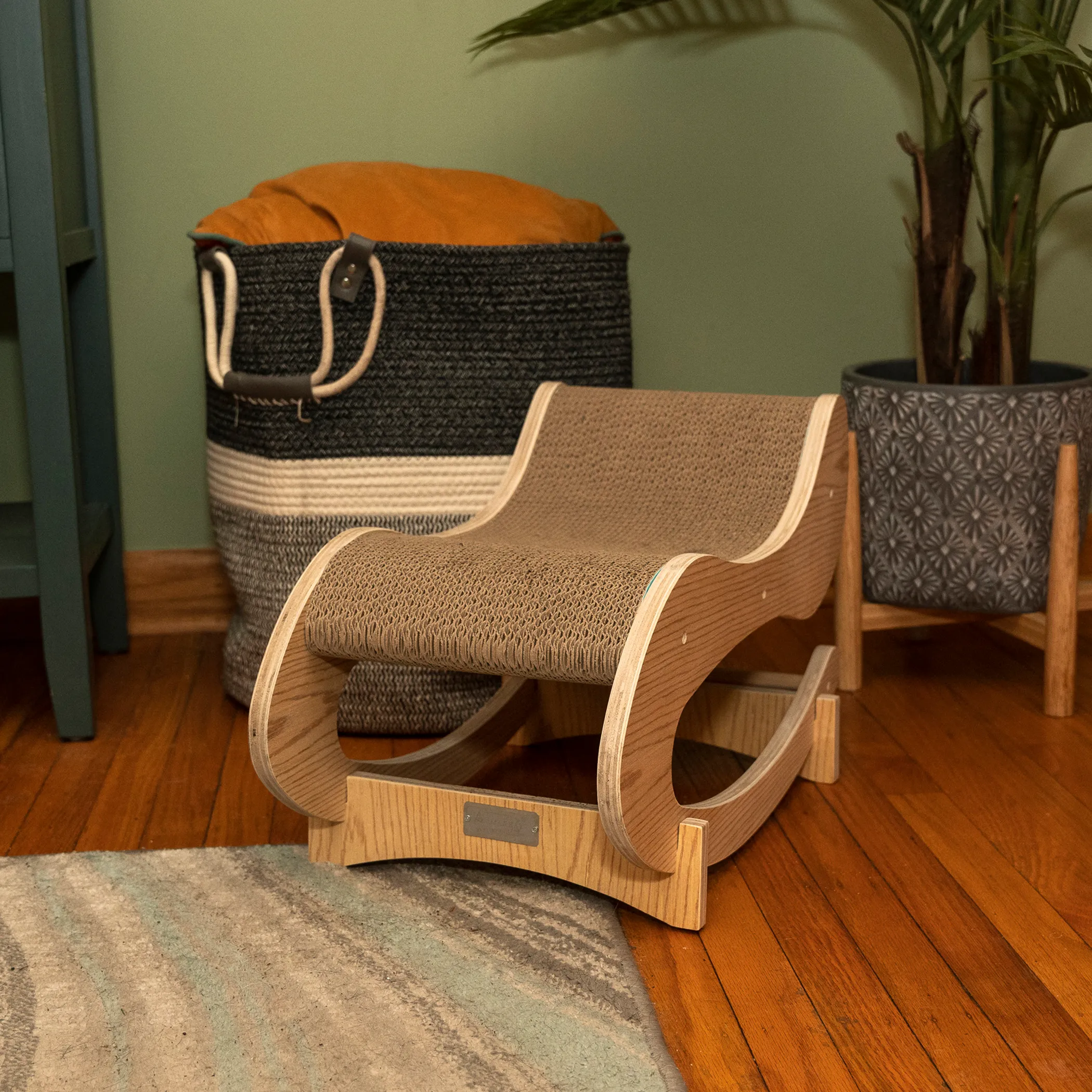 Medium Cat Rocking Chair, Detachable Cat Swing Chair S1302 - Image 3