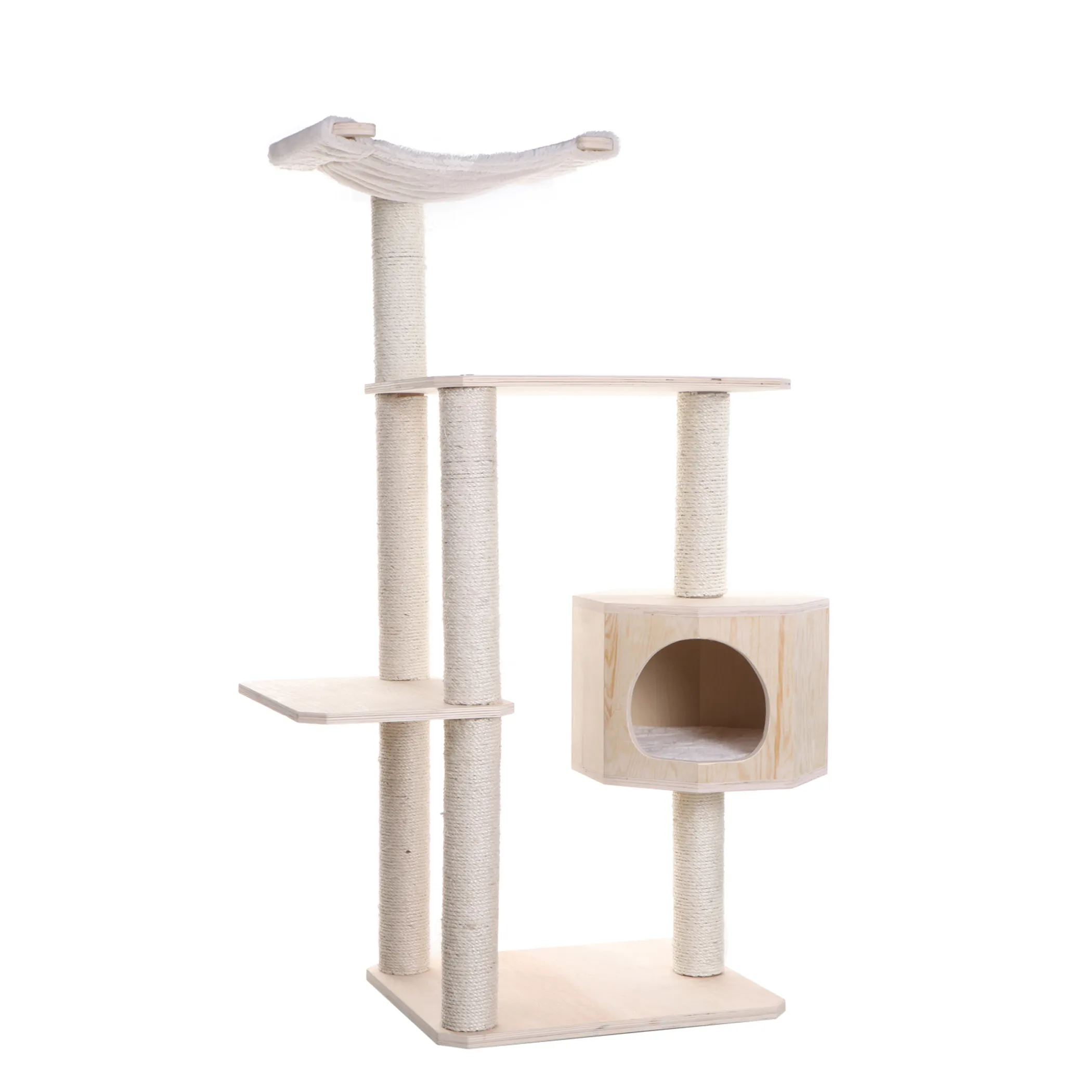 Armarkat Premium Scots Pine 54-Inch Cat Tree W Three Levels - Image 2