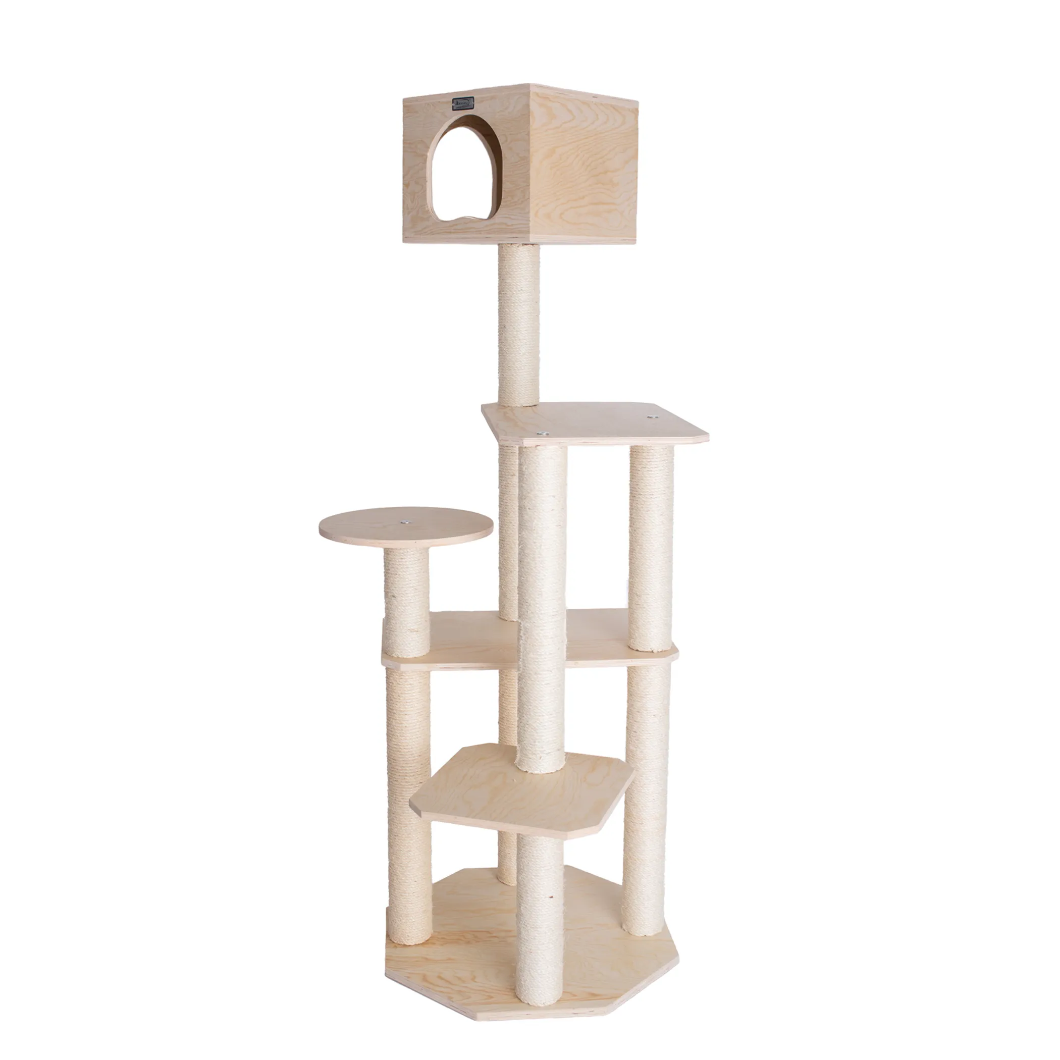 Armarkat Premium Scots Pine 69-Inch Cat Tree W Five Levels - Image 2
