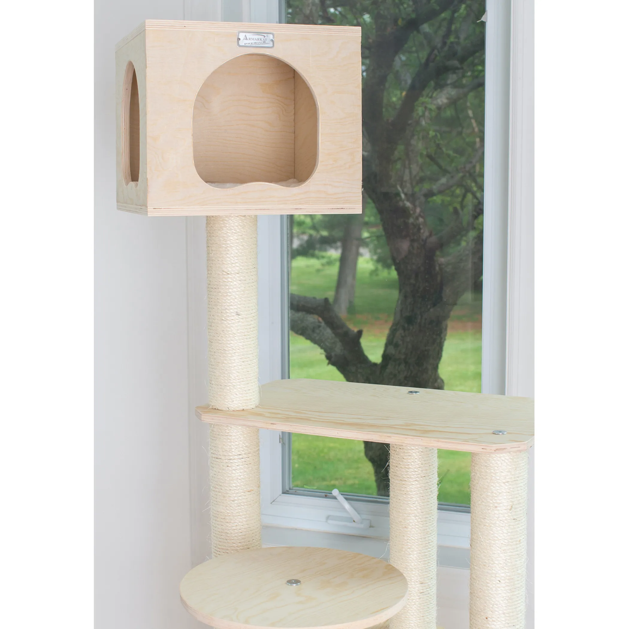Armarkat Premium Scots Pine 69-Inch Cat Tree W Five Levels - Image 5