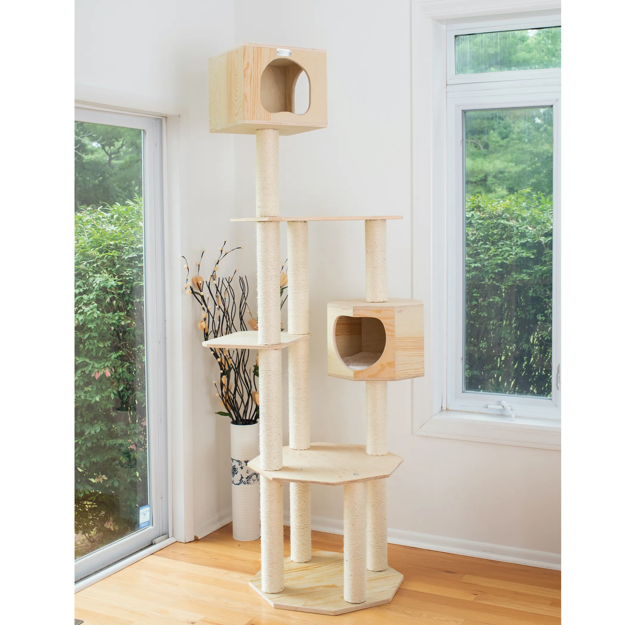 Armarkat Premium Scots Pine Cat TreeTall Sturdy Cat Tower - Image 3