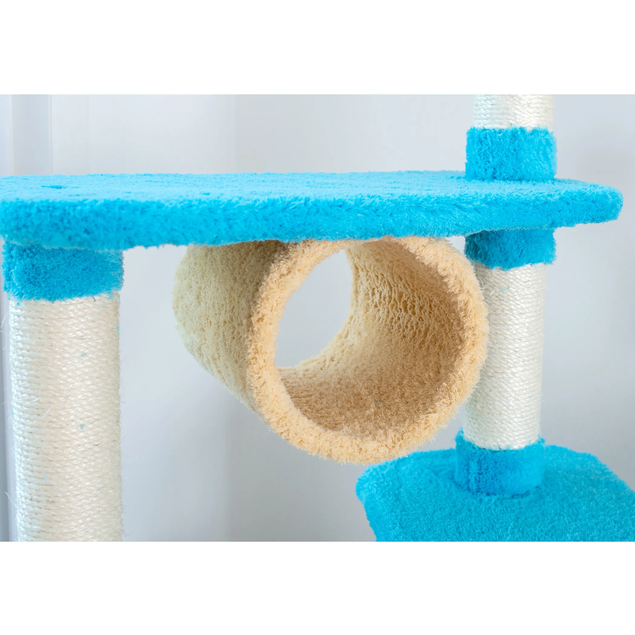 Armarkat Cat Climber, Real Wood Cat Junggle Tree Skyblue - Image 5