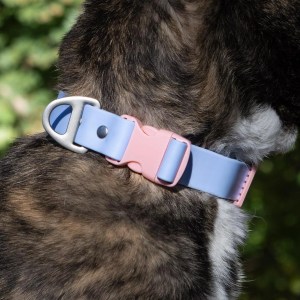 Blue Sky Orchid Waterproof Dog Collar