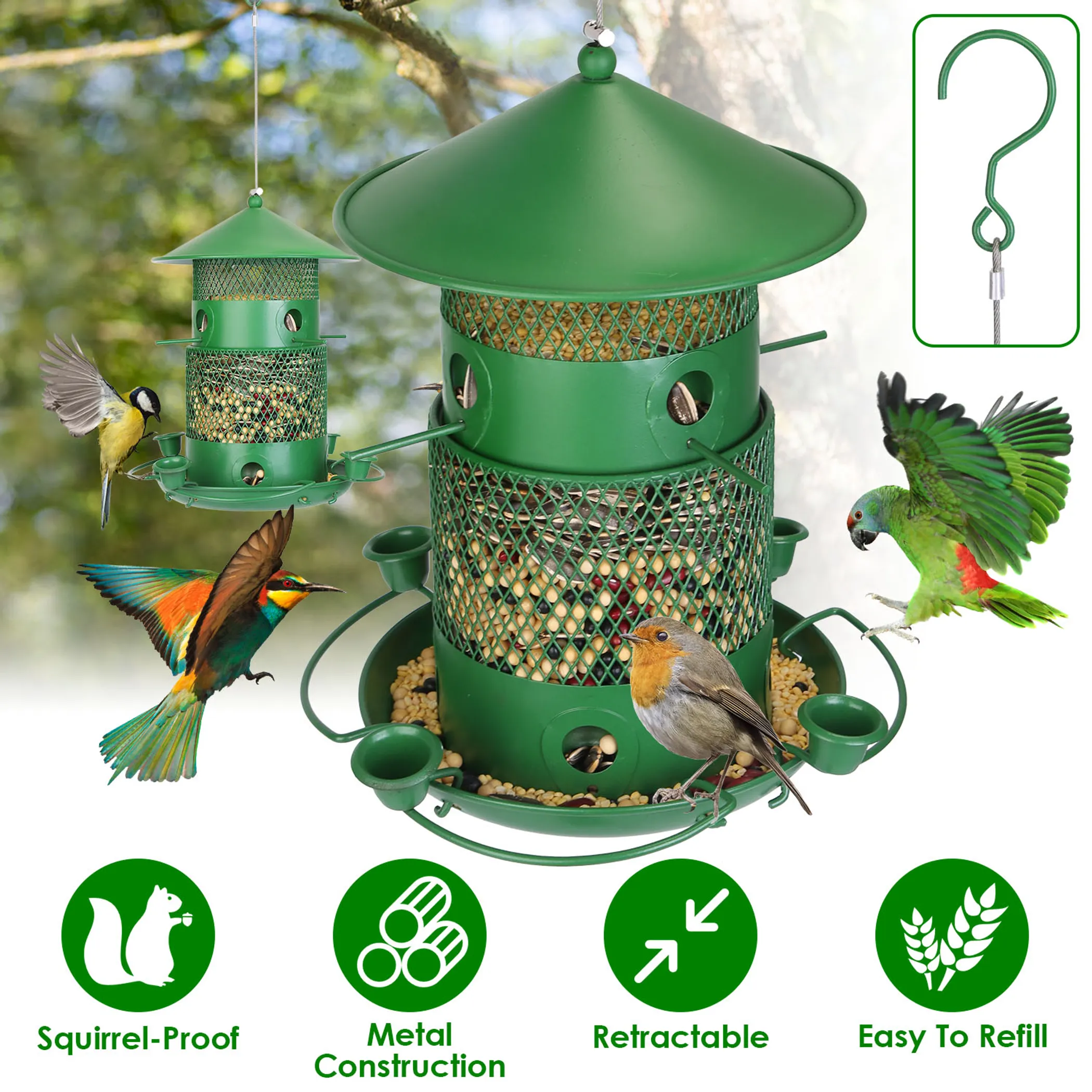 Wild Bird Feeder Squirrel-Proof - Image 3