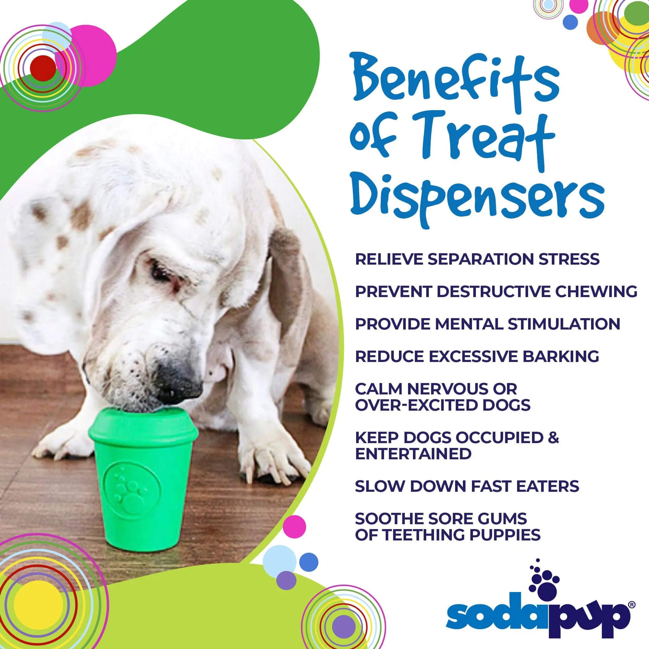 Coffee Cup Durable Rubber Chew Toy and Treat Dispenser - Image 5