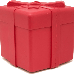 SP Gift Box Durable Rubber Chew Toy & Treat Dispenser
