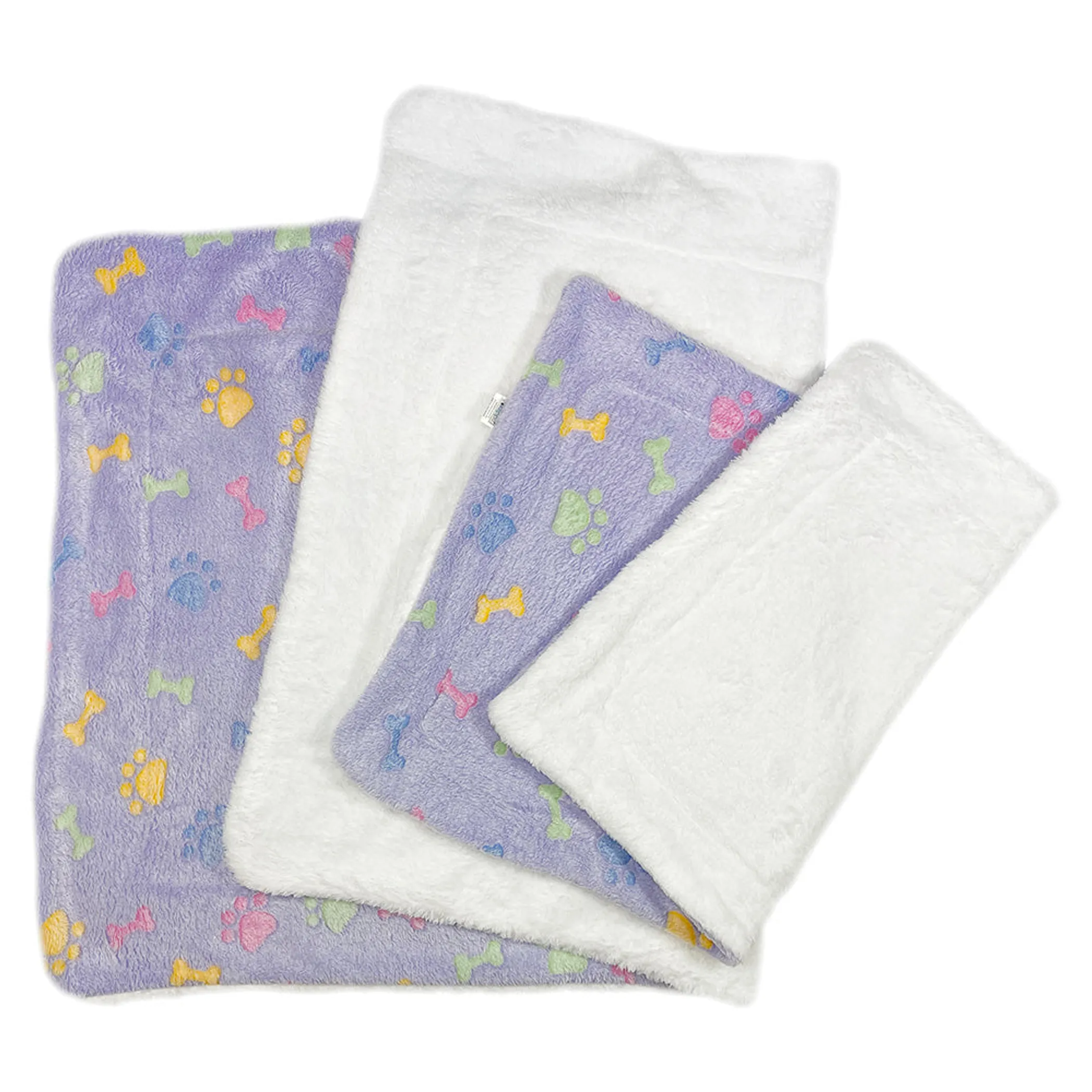 Ultra Plush Colorful Bones/Paws Blanket - Image 3