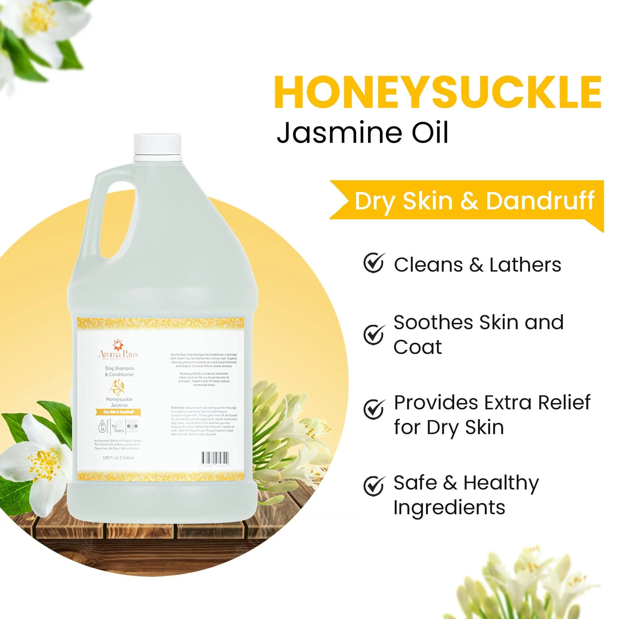 Gallon Shampoo Honeysuckle Jasmine - Image 4