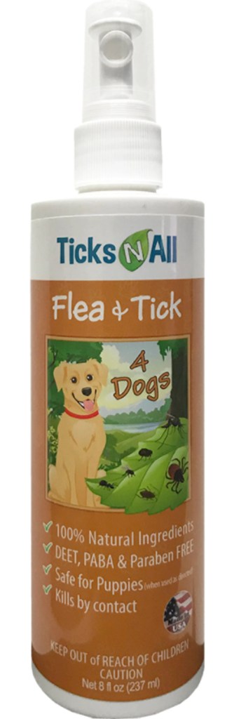 All Natural Flea & Tick Spray 4 Dogs 8oz