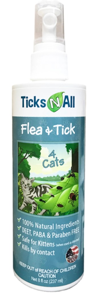 All Natural Flea & Tick Spray 4 Cats 8oz