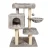 GOOPAWS Multi-Level 60-in Faux Fur Cat Tree & Condo