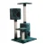 Real Woood Cat Tree House W 2 Private Condos 43″ Green