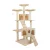 Real Wood 74″ Multi-Level Cat Tree Large Cat Play Furniture