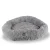 Armarkat Extra Large, Fluffy Gray Round Cat Bed – C71NHS