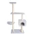 GleePet 57-Inch Cat Tree Real Wood Climbing Perch Gray