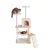 GleePet 57″ H Cat Tree Beige Real Wood Cat Indoor House
