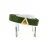 Olive Tiger Collar Charm Set