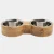 GF Pet Wood & Metal Feeder Double Diner